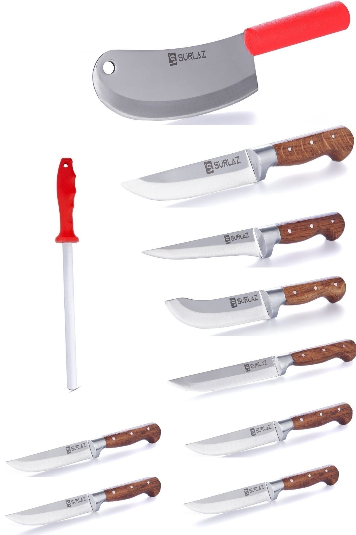 Red Pro 10 Parça Mutfak Bıçak Seti