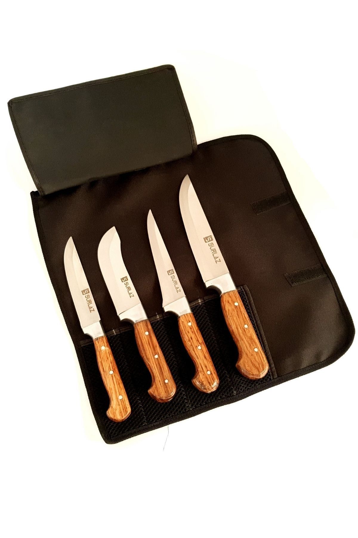 Handmade Çantalı Bıçak Seti 4'lü