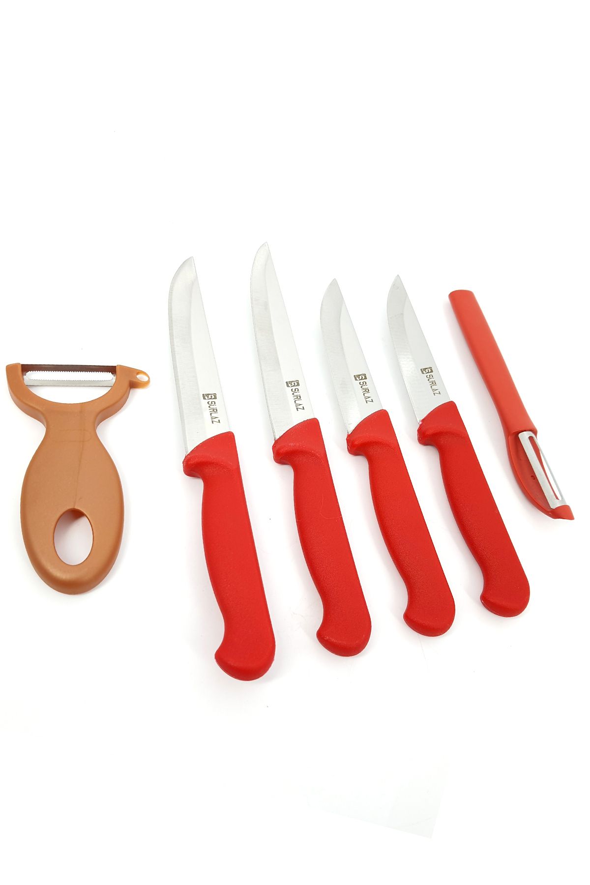 Meyve Sebze Ekmek Bıçak Seti 6 Parça Handmade - Görsel 4