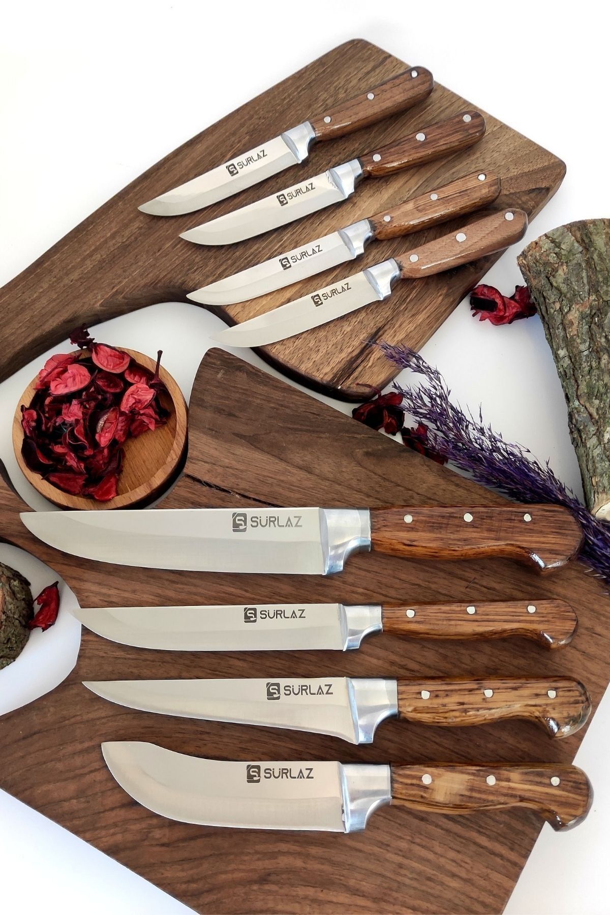 Handmade 8 Parça Bıçak Seti Çeyizlik