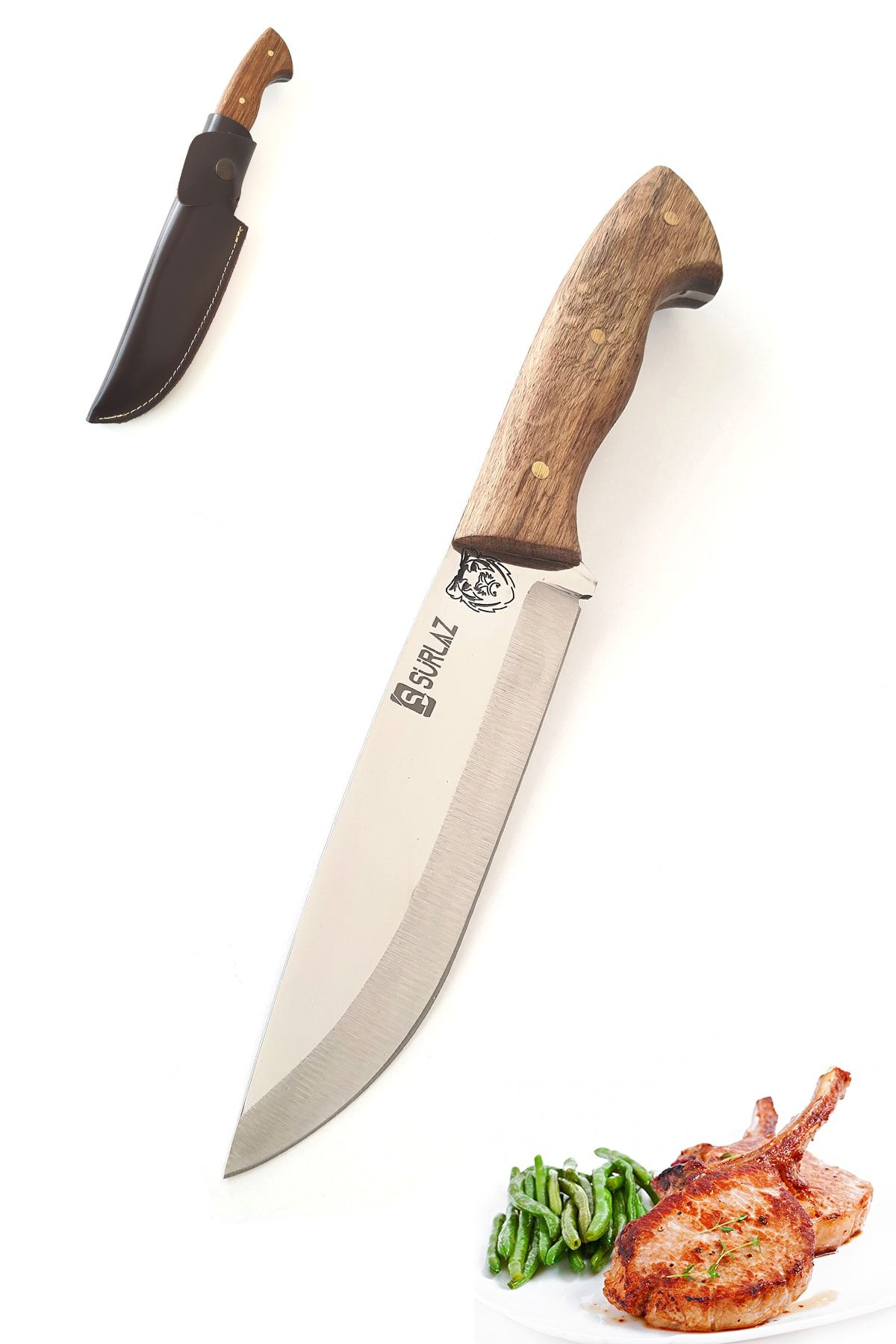 0B4-Bıçak Seti Kamp Mutfak Bıçağı Outdoor Bıçak Kılıflı