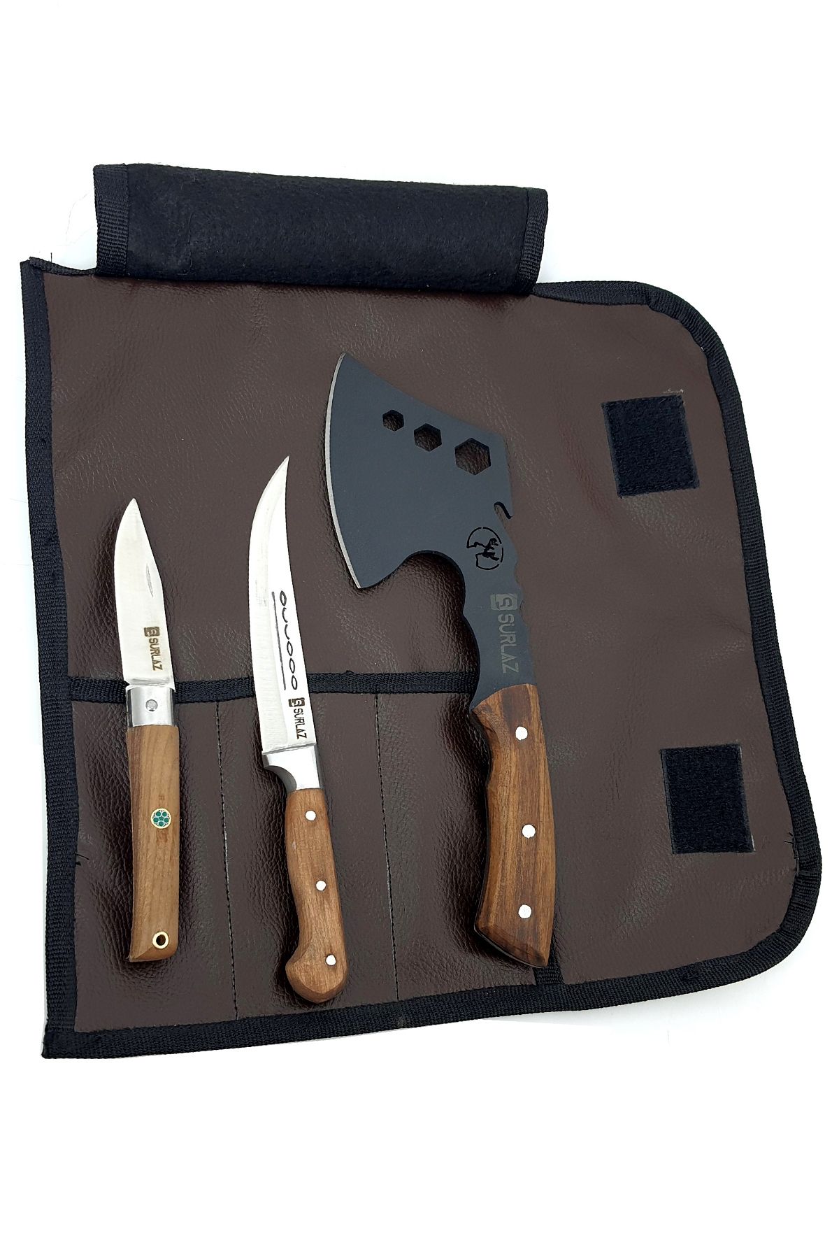 Aa6-Kamp Balta Seti Outdoor Bıçak Arazi Balta Bıçak Seti 3 Parça