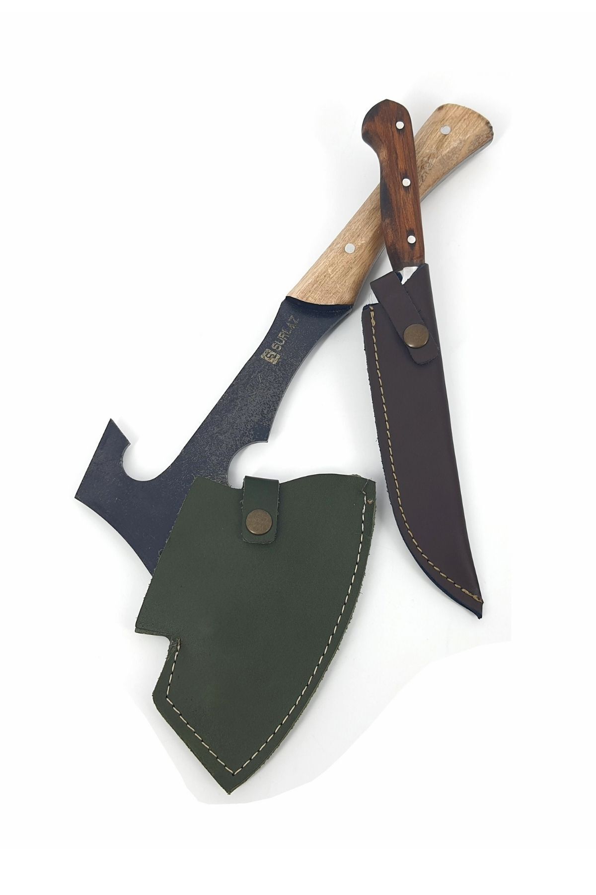 Kampçı Baltası Outdoor Bıçak Balta Nacak 2 Parça Set - Görsel 2