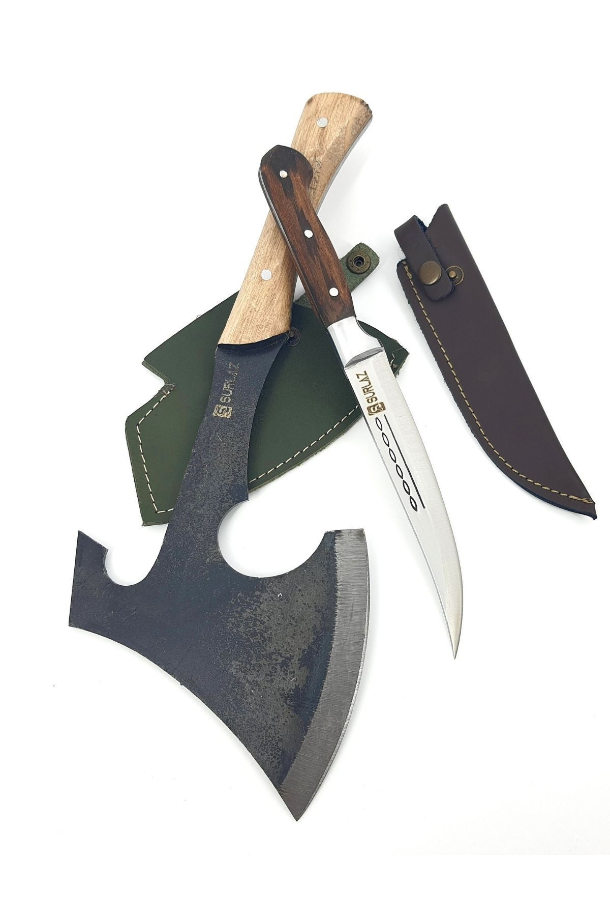 Kampçı Baltası Outdoor Bıçak Balta Nacak 2 Parça Set - Görsel 3